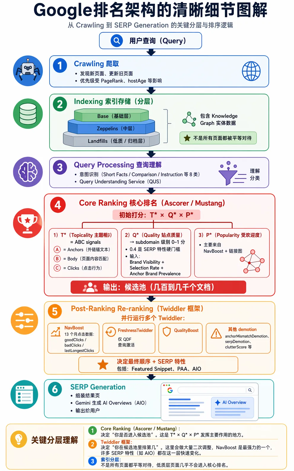 Google Ranking Structure